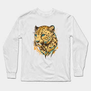 Graffiti Paint Jaguar Creative Long Sleeve T-Shirt